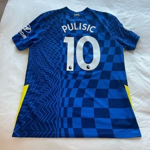 Chelsea 21/22 Home Kit Pulisic Authentic Player Version